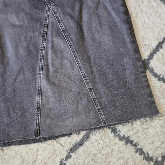 Wash lab midi denim skirt - Picture 5 of 5